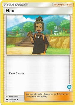 Hau (19) (Alolan Ninetales Half-Deck) card artwork