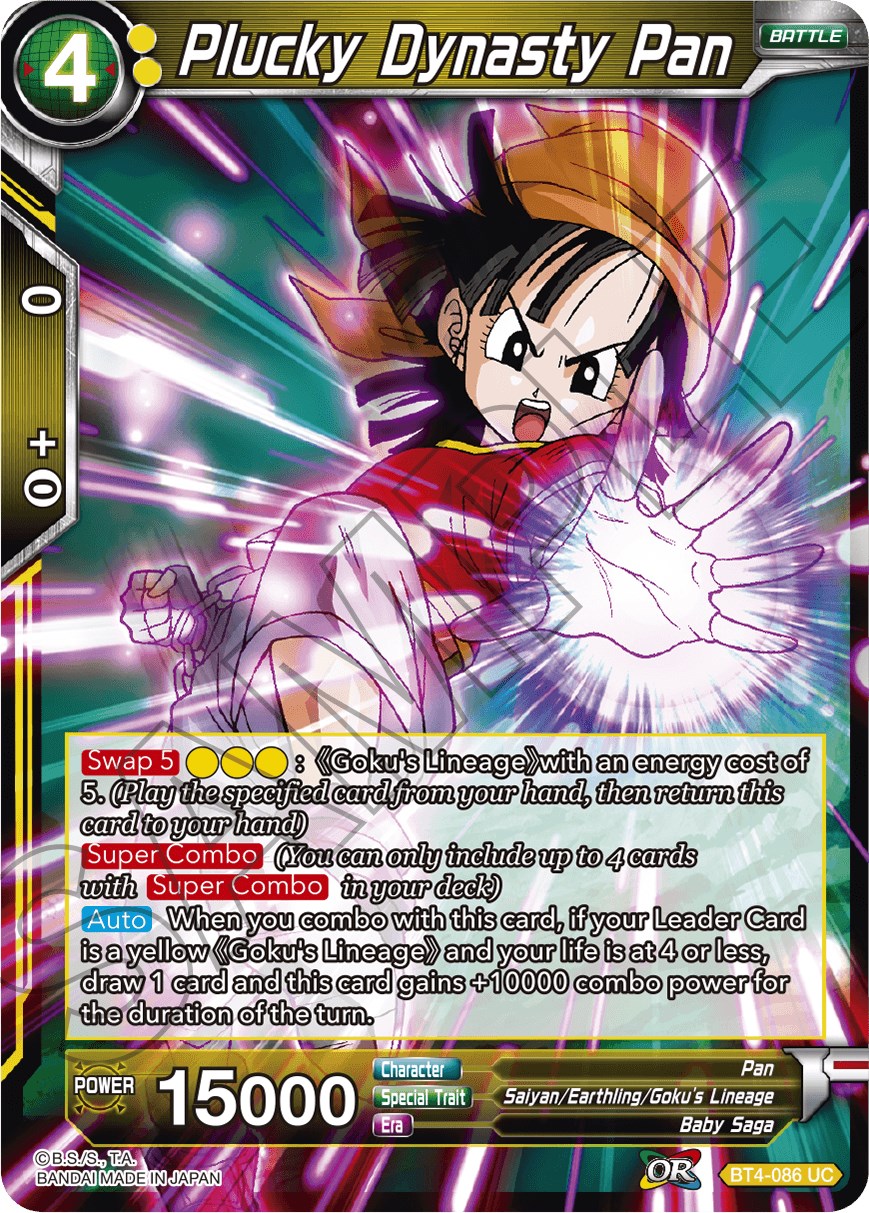 Plucky Dynasty Pan - Colossal Warfare - Dragon Ball Super CCG