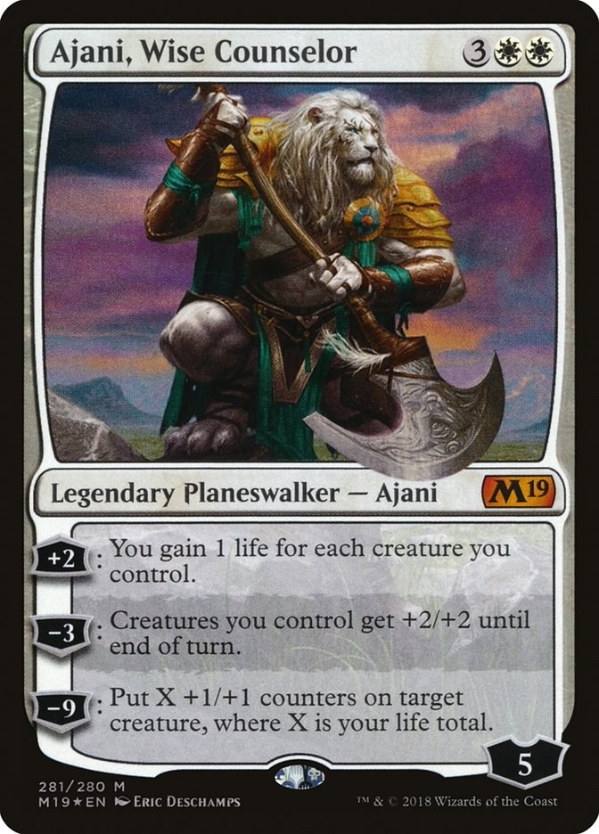 Ajani, Wise Counselor - Core Set 2019 - Magic: The Gathering