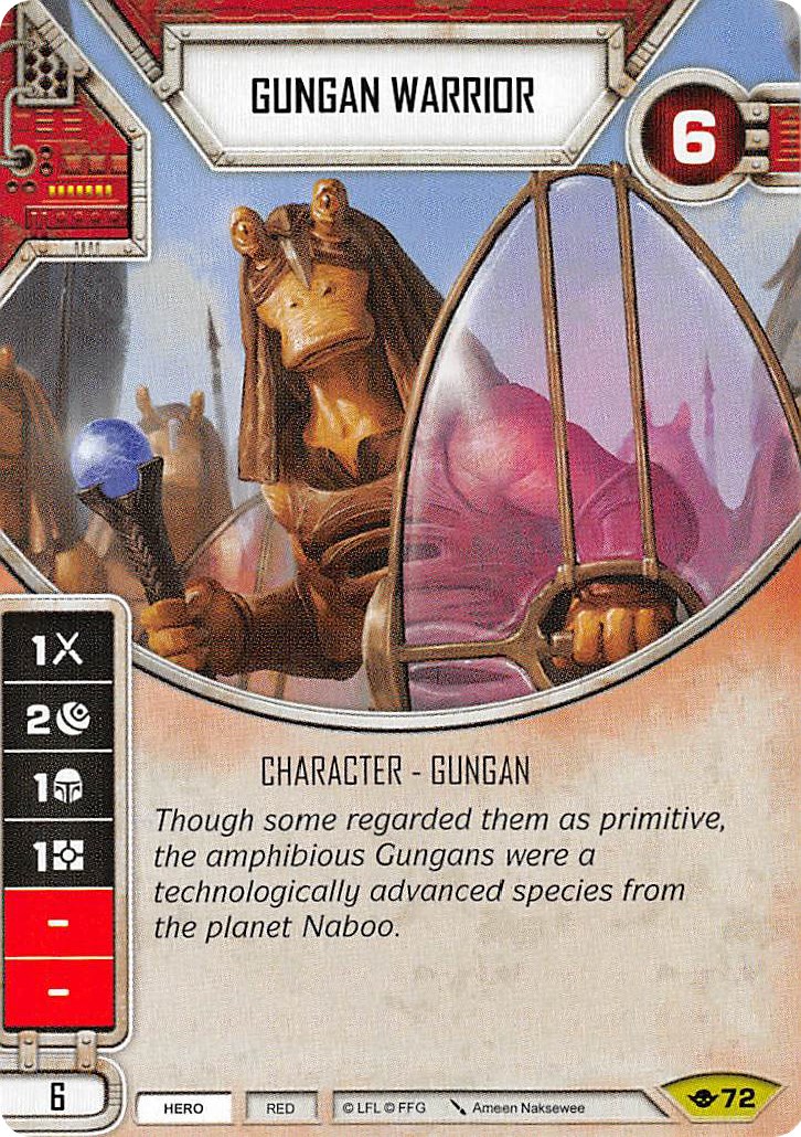 Gungan Warrior (Card Only) Way of the Force Star Wars Destiny
