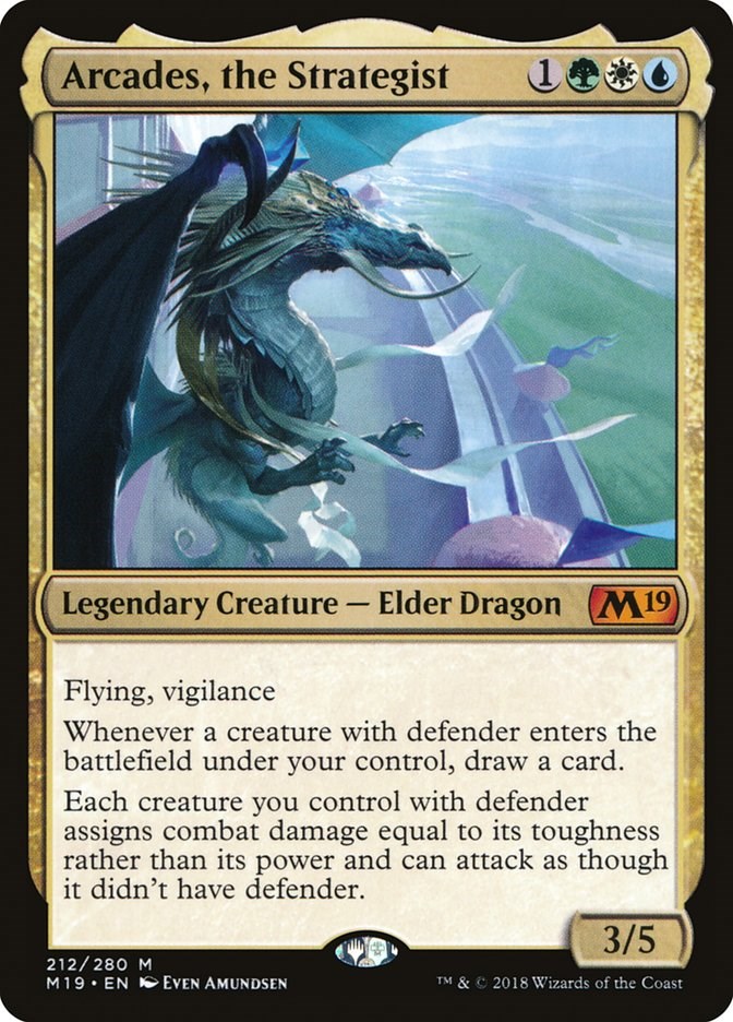 Arcades, the Strategist - Core Set 2019 - Magic: The Gathering