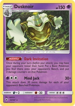 Dusknoir card artwork