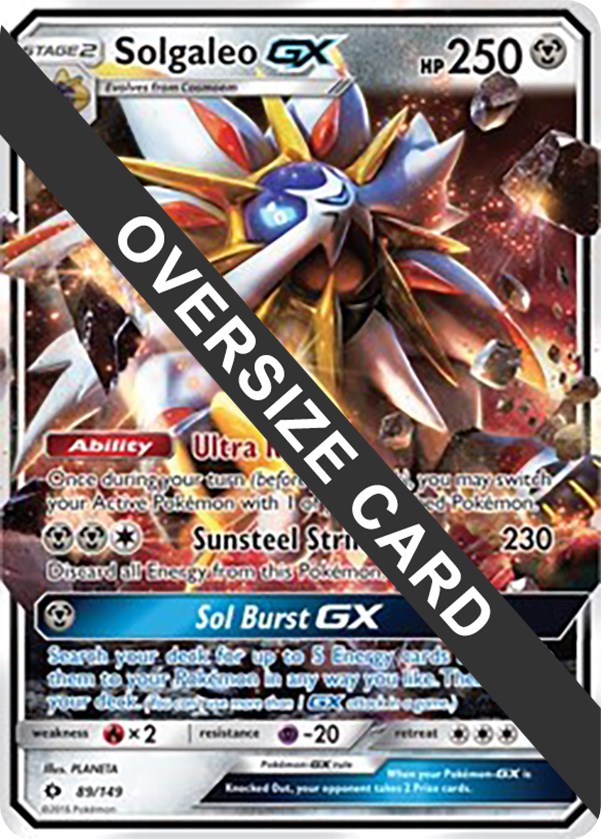 Buy Pokemon TCG - Sun and Moon Base Set - Solgaleo GX (89/149) Holo Online  at desertcartEGYPT