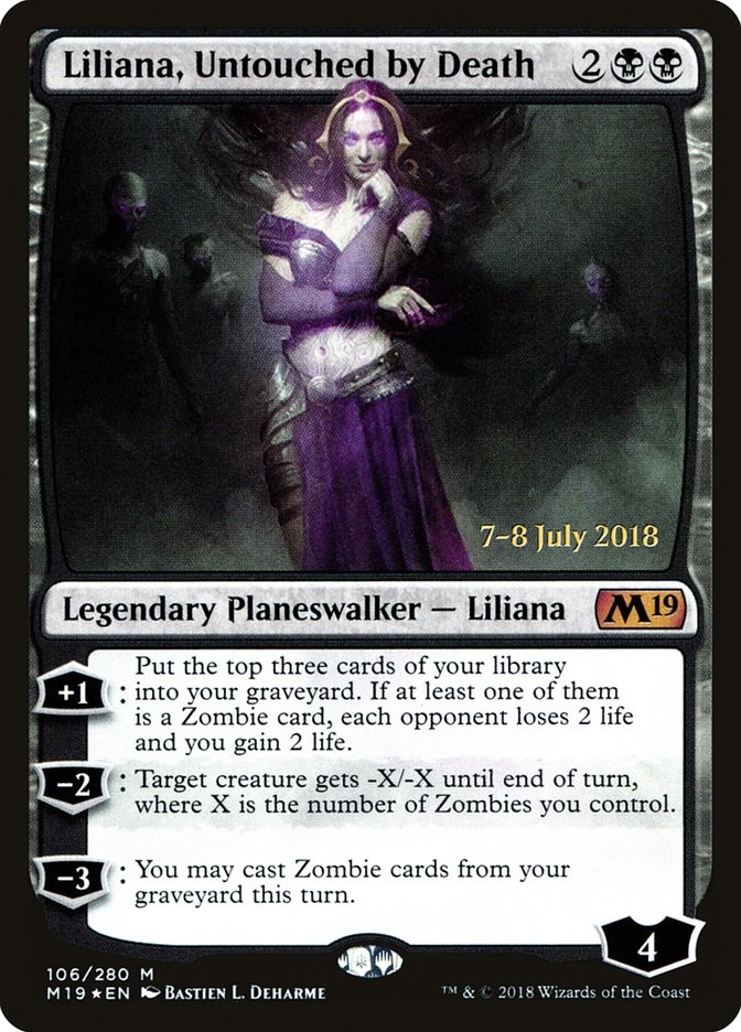 Liliana, Untouched by Death - Prerelease Cards - Magic: The Gathering