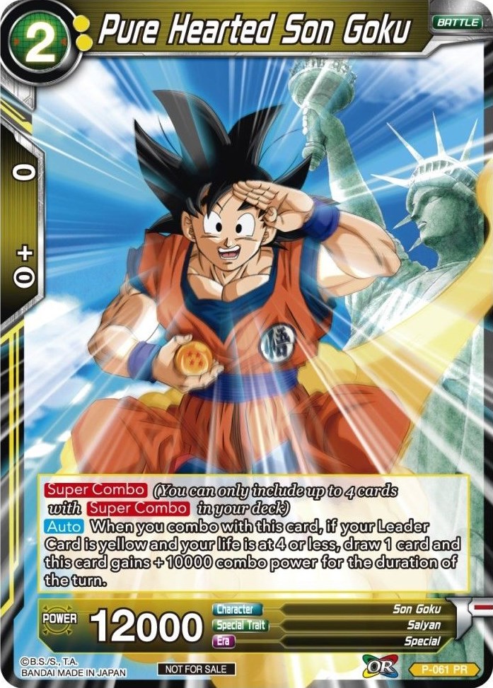 Pure Hearted Son Goku - Promotion Cards - Dragon Ball Super CCG