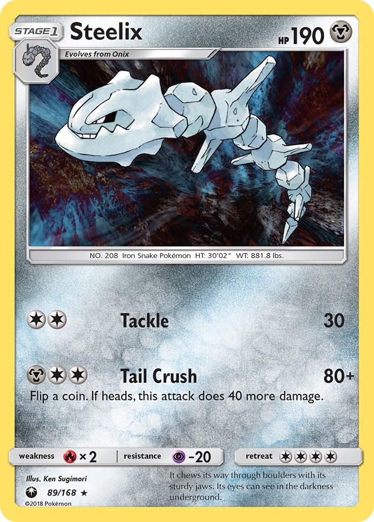 Carta de Jogo: Steelix (Pokémon TCG(Stormfront Set) Col:PKM-SFS-EN028