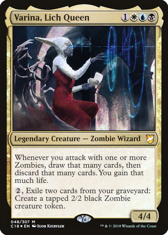 Varina, Lich Queen Commander 2018 Magic The Gathering
