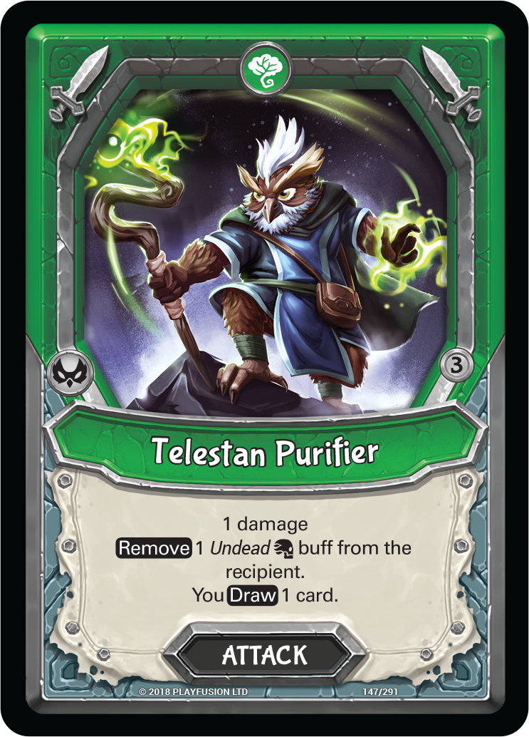 Telestan Purifier (Unclaimed) Kindred Lightseekers TCG