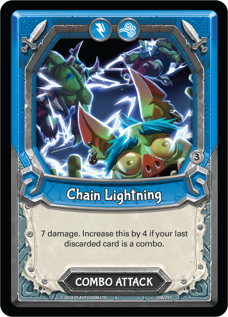 Chain Lightning (Unclaimed) Kindred Lightseekers TCG