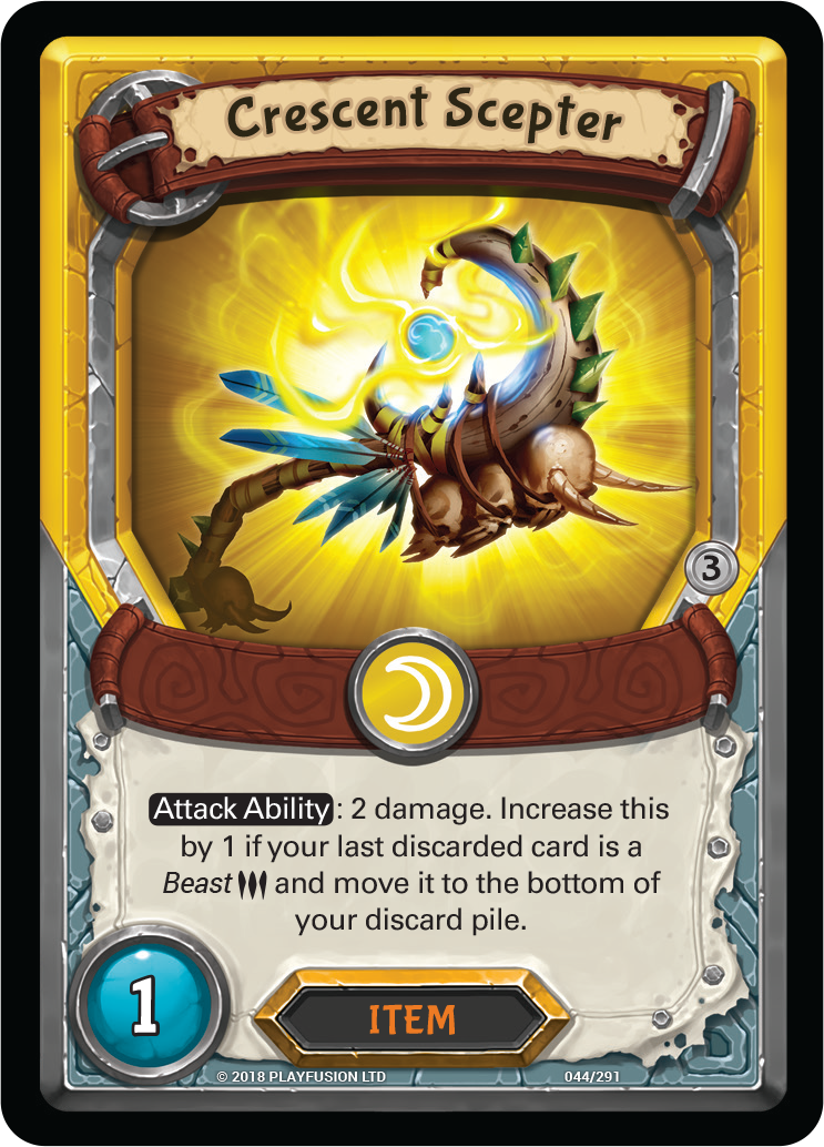 Crescent Scepter (Unclaimed) - Kindred - Lightseekers TCG