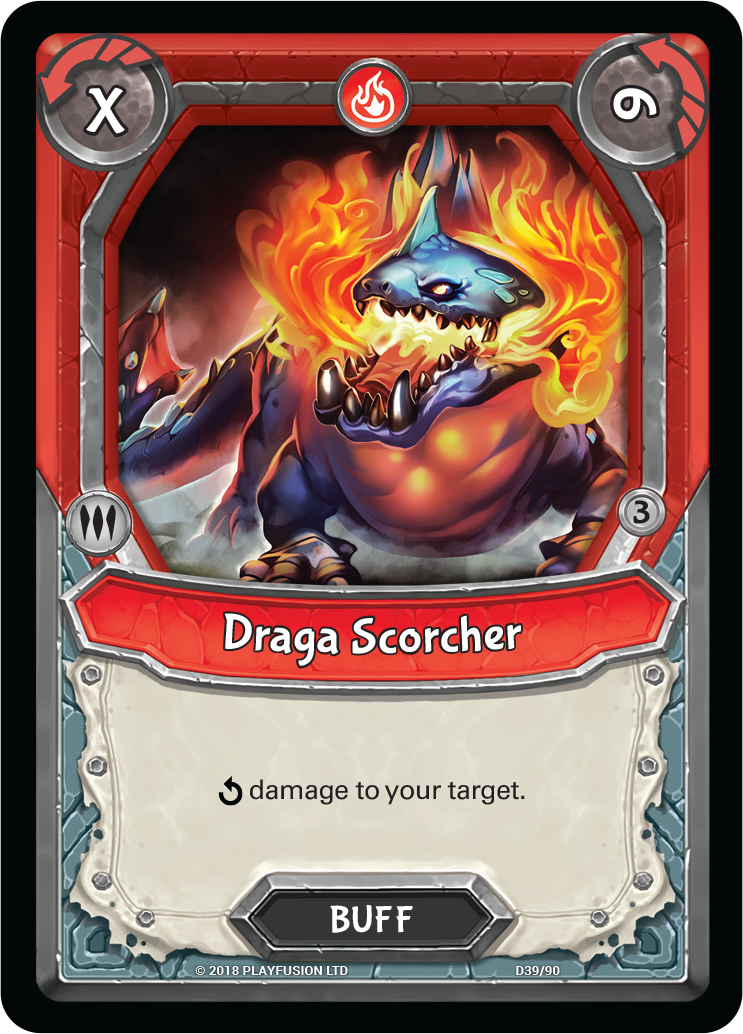 Draga Scorcher (Claimed) - Kindred - Lightseekers TCG