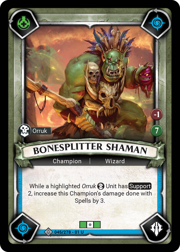 Bonesplitter Shaman (Claimed) - Wave 1 - Warhammer Age of Sigmar ...