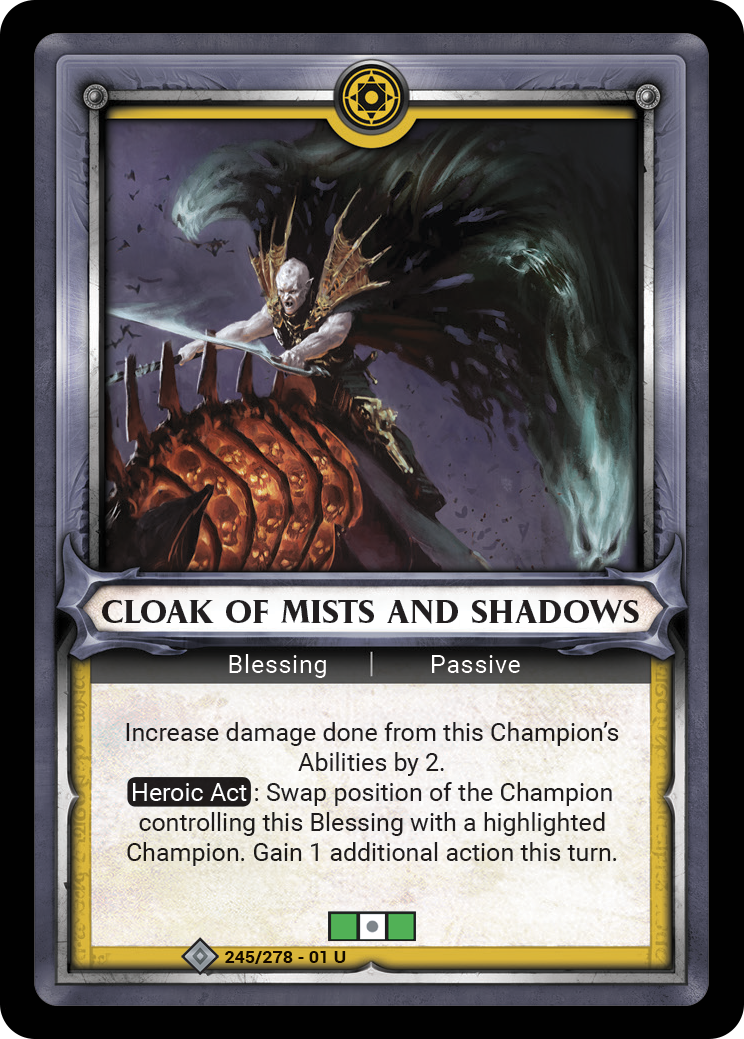 Cloak of Mists and Shadows (Claimed) - Wave 1 - Warhammer Age of Sigmar ...