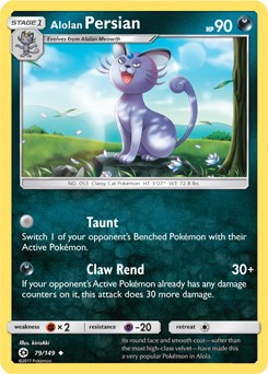 Alolan Persian card artwork