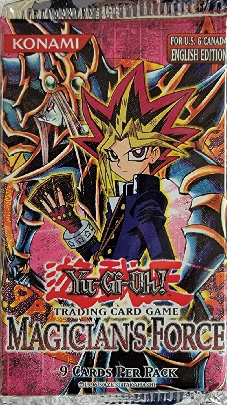 Konami YU-GI-OH sealed first 1st edition MAGICIAN'S FORCE booster pack UNOPENED! 