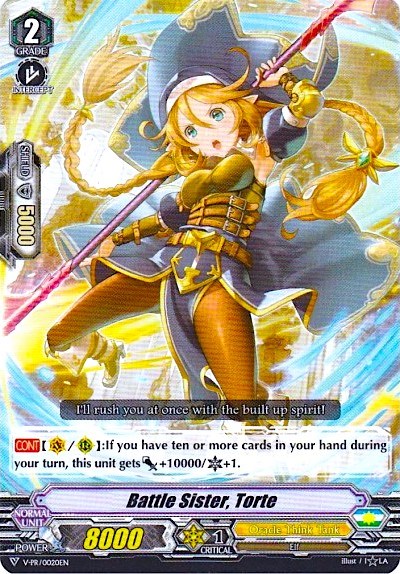 Battle Sister, Torte - V Promo Cards - Cardfight Vanguard