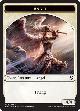 Angel // Soldier Double-sided Token - Commander 2018 - Magic: The Gathering