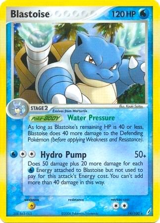 Blastoise card artwork