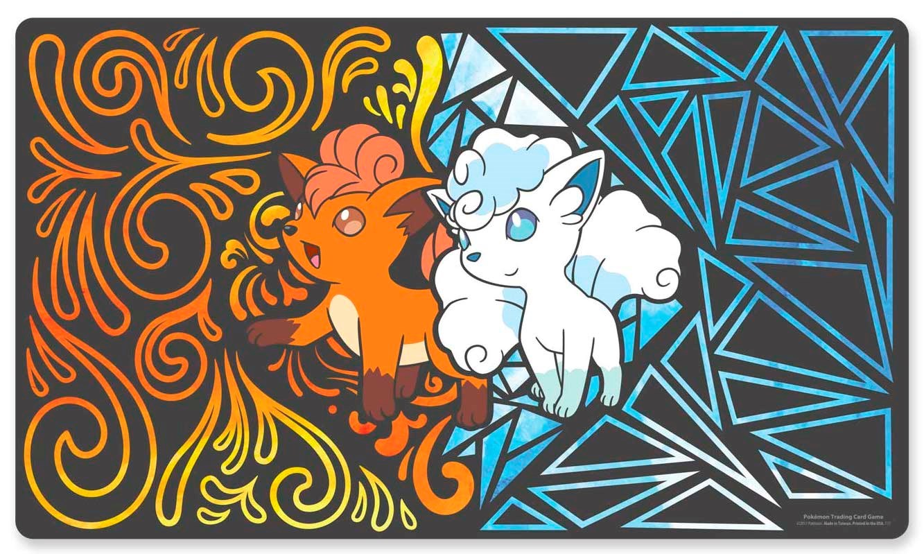 Pokemon TCG Vulpix & Alolan Vulpix Playmat Pokemon International Playmats Playmats