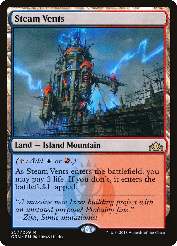 Steam Vents - Guilds of Ravnica - Magic: The Gathering