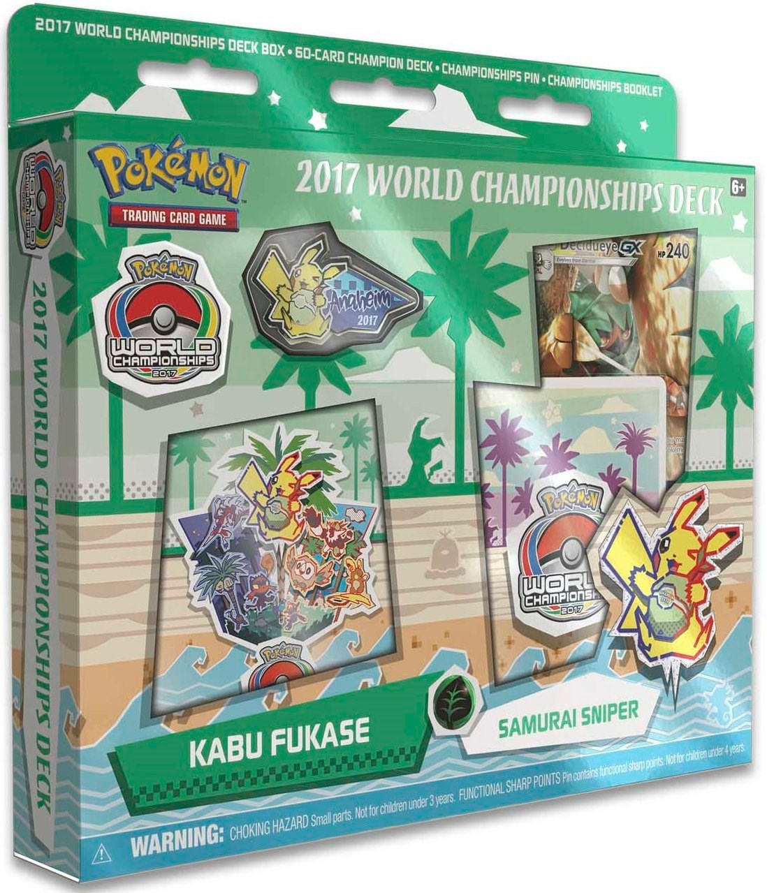 Pokemon TCG: World Championships Deck 2017 Set of 4 Starter Decks 