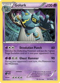 Golurk card artwork