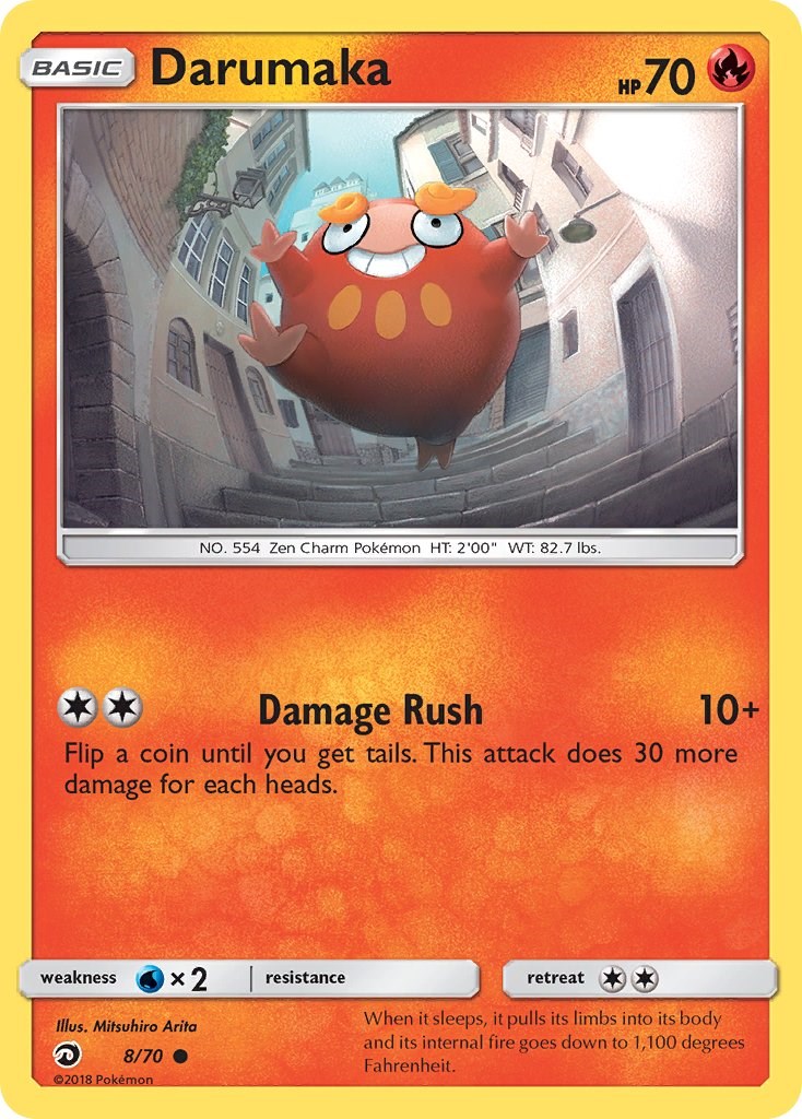 Darumaka card artwork