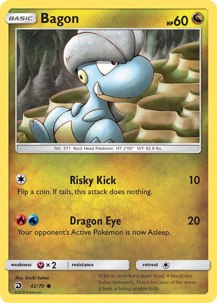 Bagon card artwork