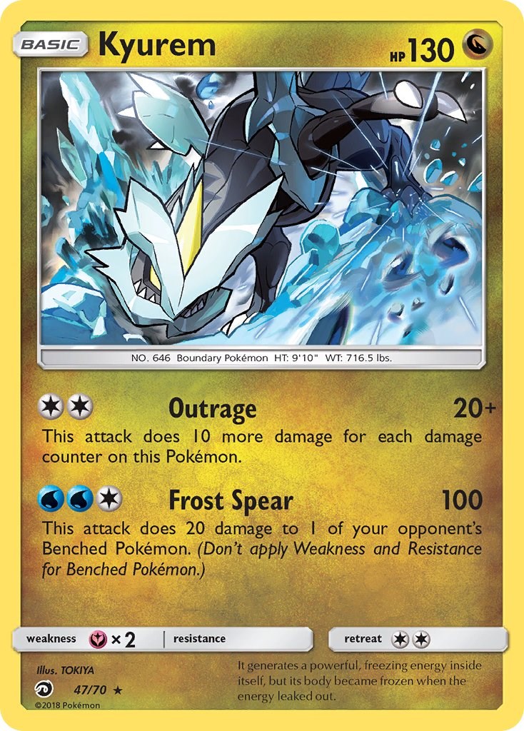 Kyurem the Dragon Lord gx pokemon card