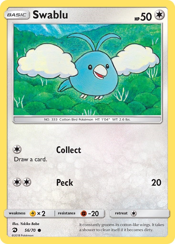 Swablu card artwork
