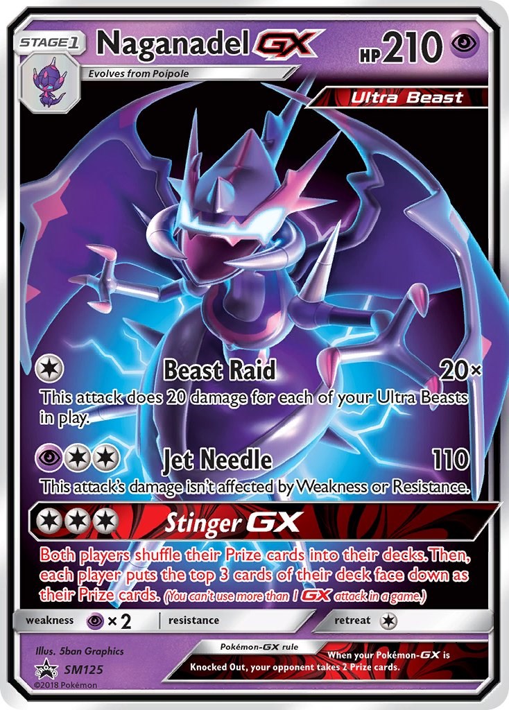 Pokemon TCG - SM8 - 048/095 (R) - Naganadel