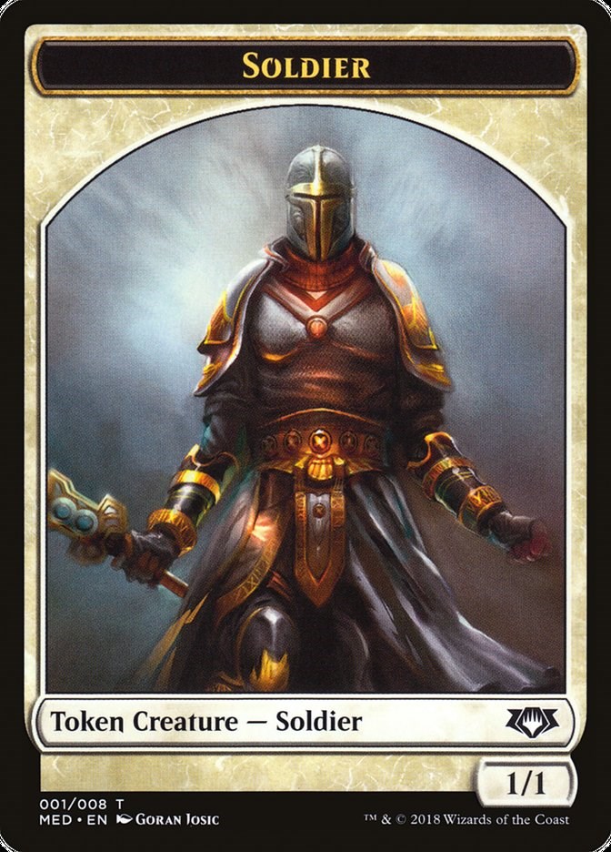 Soldier Token Magic The Gathering Cards Onslaught 