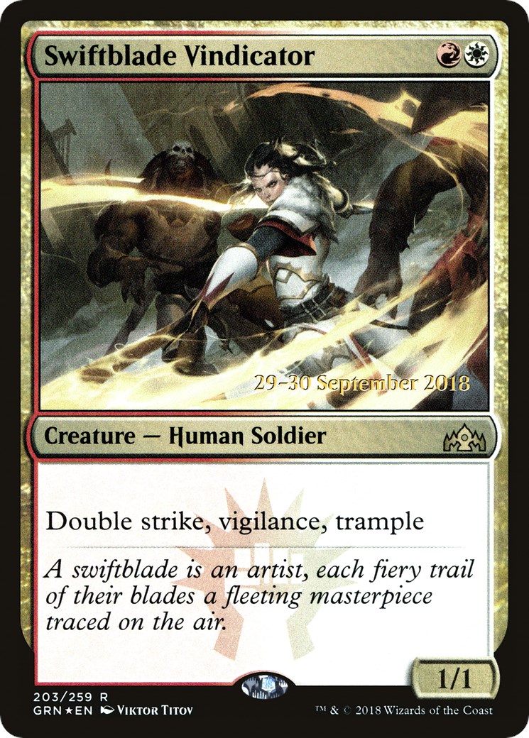 Swiftblade Vindicator - Prerelease Cards - Magic: The Gathering