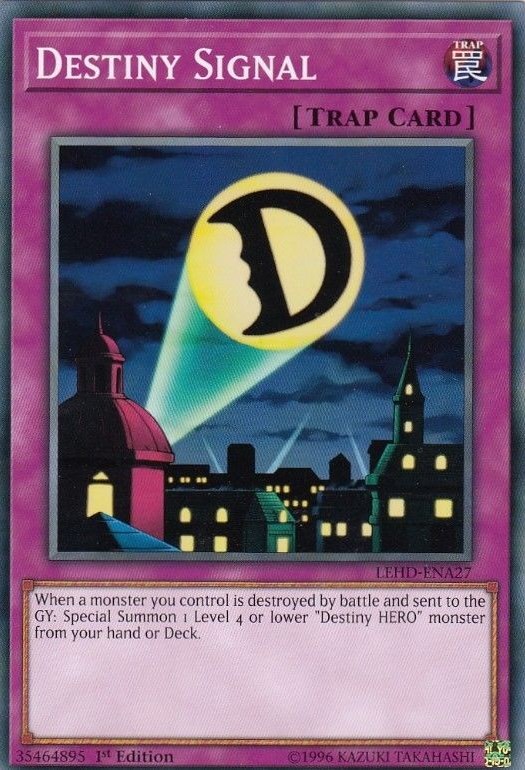 Destiny Signal Legendary Hero Decks YuGiOh