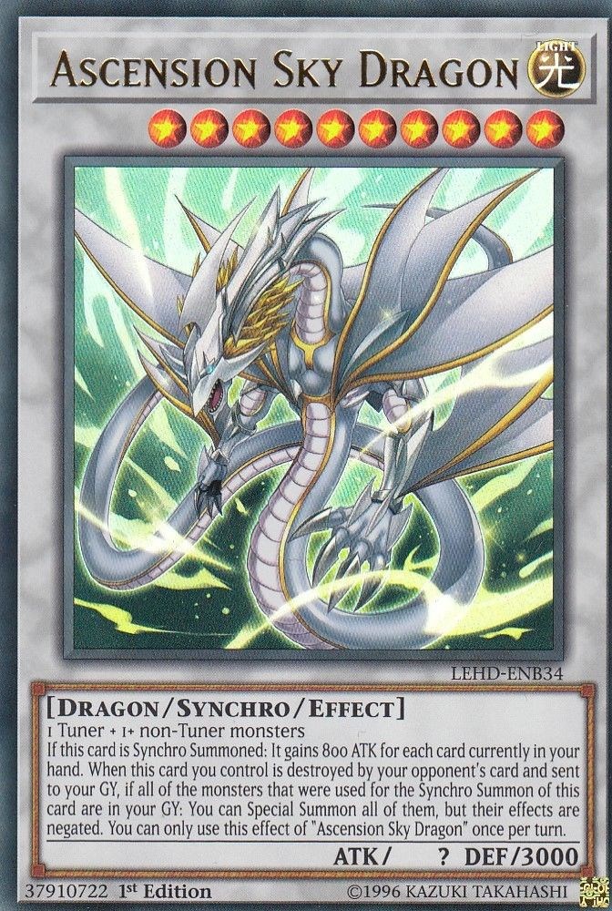 Arena Folleto aluminio Ascension Sky Dragon - Legendary Hero Decks - YuGiOh