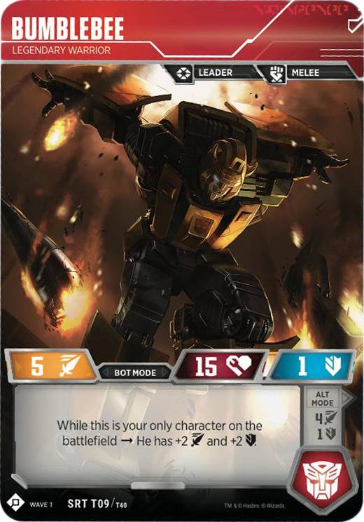 Bumblebee - Legendary Warrior - Wave 1 - Transformers TCG