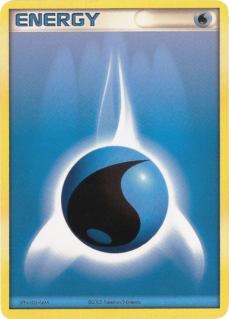 Water Energy (2005 Unnumbered) - League & Championship Cards - Pokemon