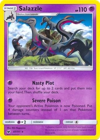 Salazzle card artwork