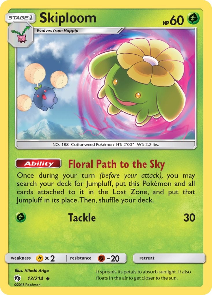 Skiploom card artwork