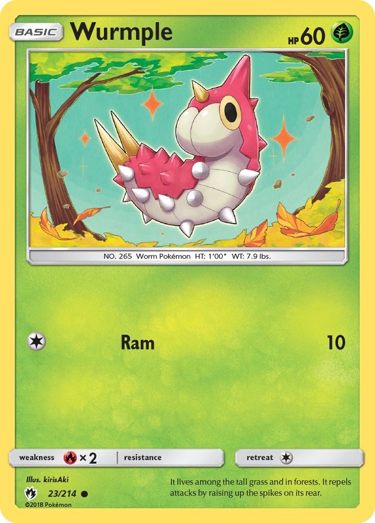 Wurmple card artwork