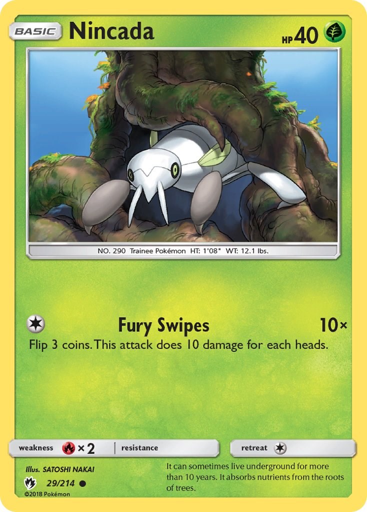 Nincada card artwork