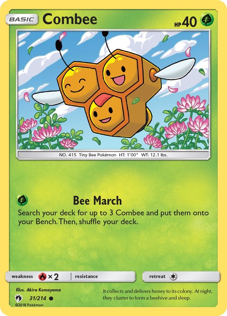 I Combee 40.8) NO. 415 Tiny Bee Pokemon HT. 1'08