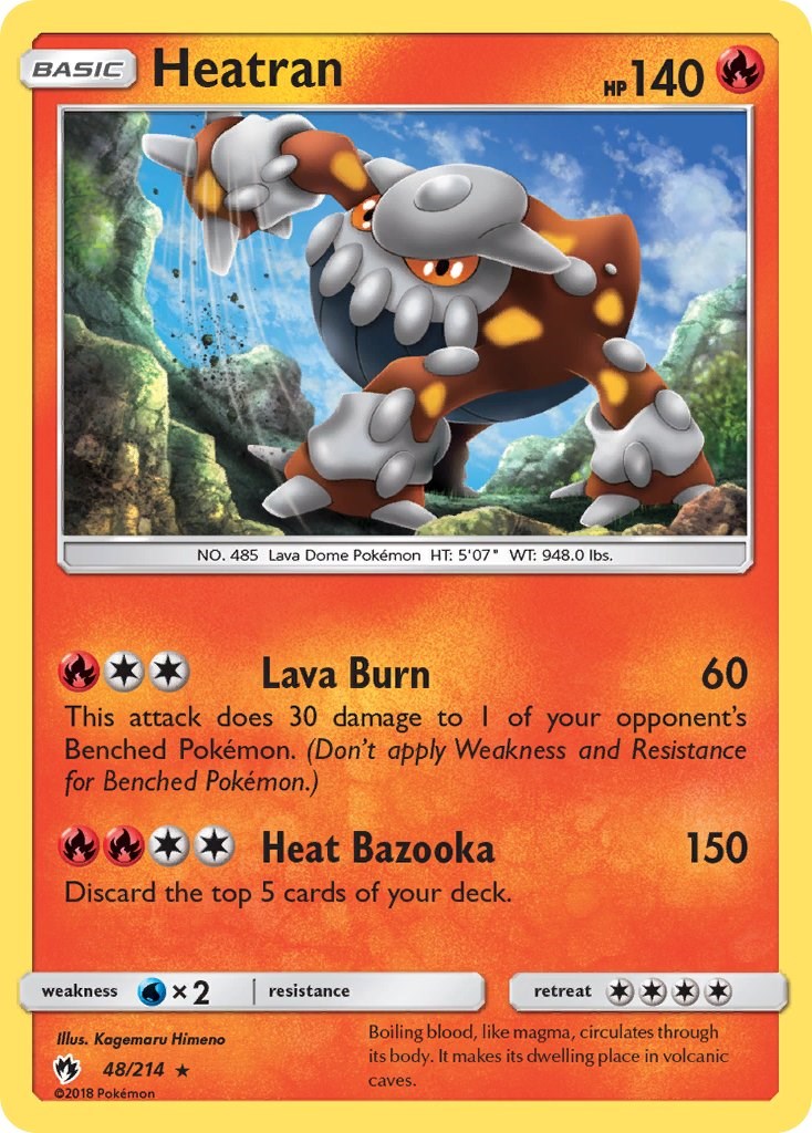 Heatran card artwork