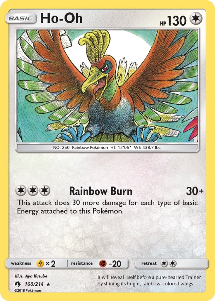 TCG Did You See The Fighting Rainbow - #53 Ho-Oh GX