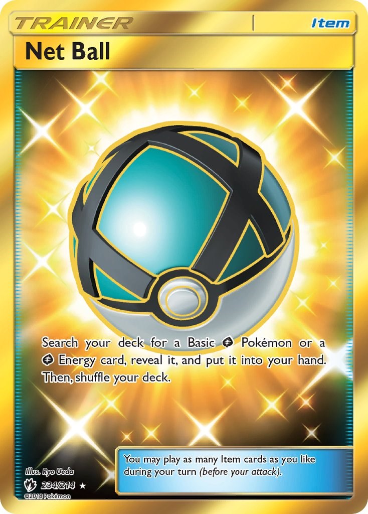 4 x Pokemon Net Ball Uncommon Sun & Moon—Lost Thunder NM-Mint Eng 187/214 