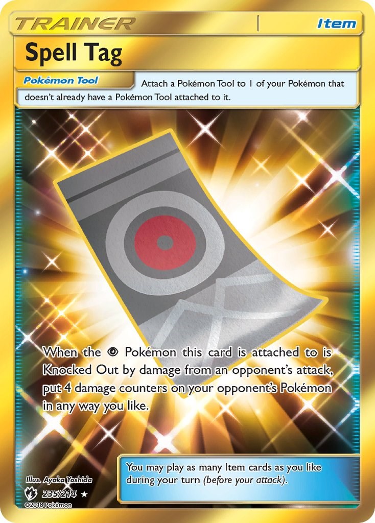 Spell Tag Secret SM Lost Thunder Pokemon