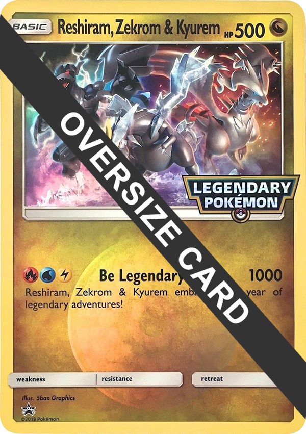 Reshiram, Zekrom & Kyurem Promo Jumbo Values - MAVIN