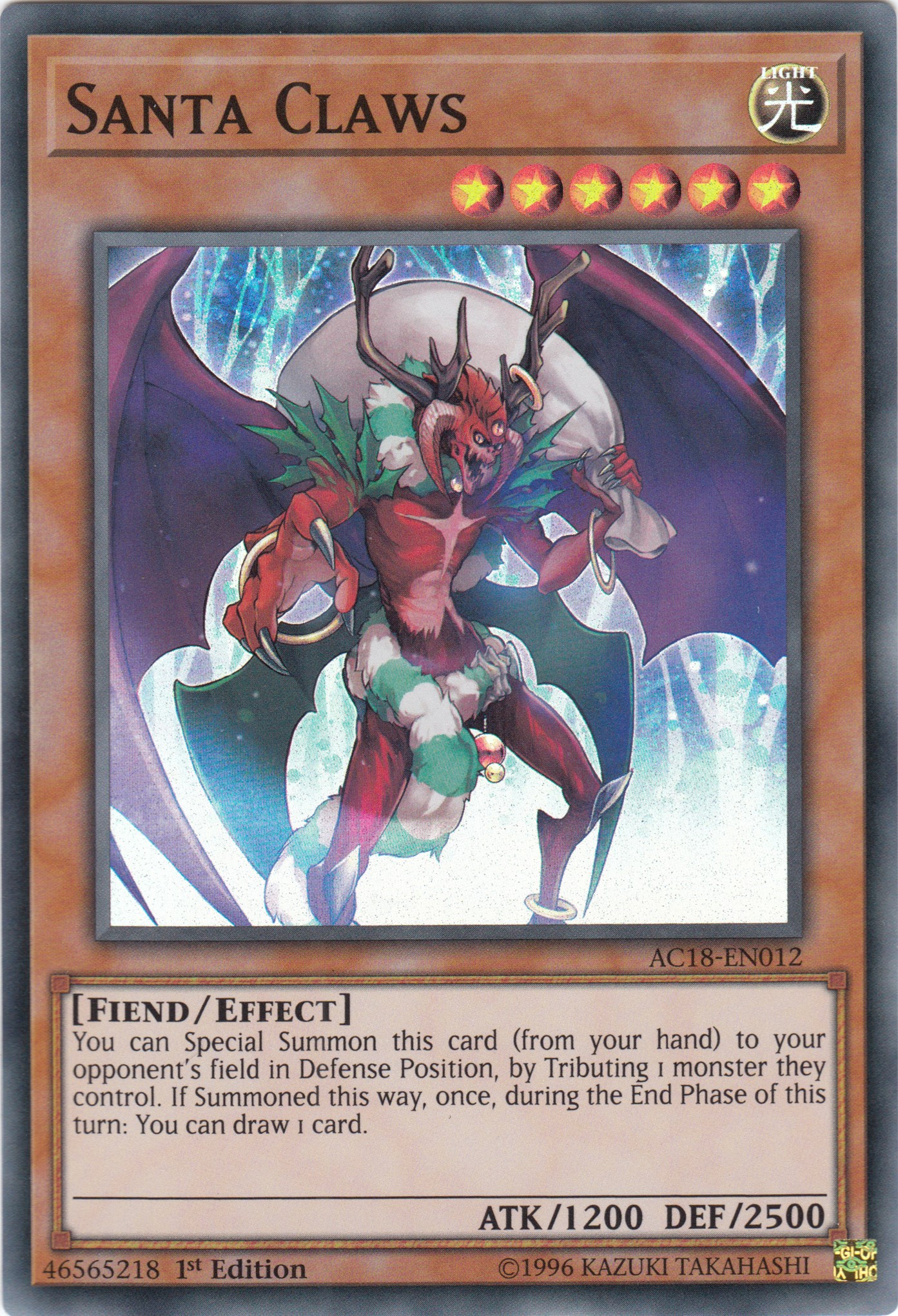 Santa Claws Advent Calendar 2018 YuGiOh