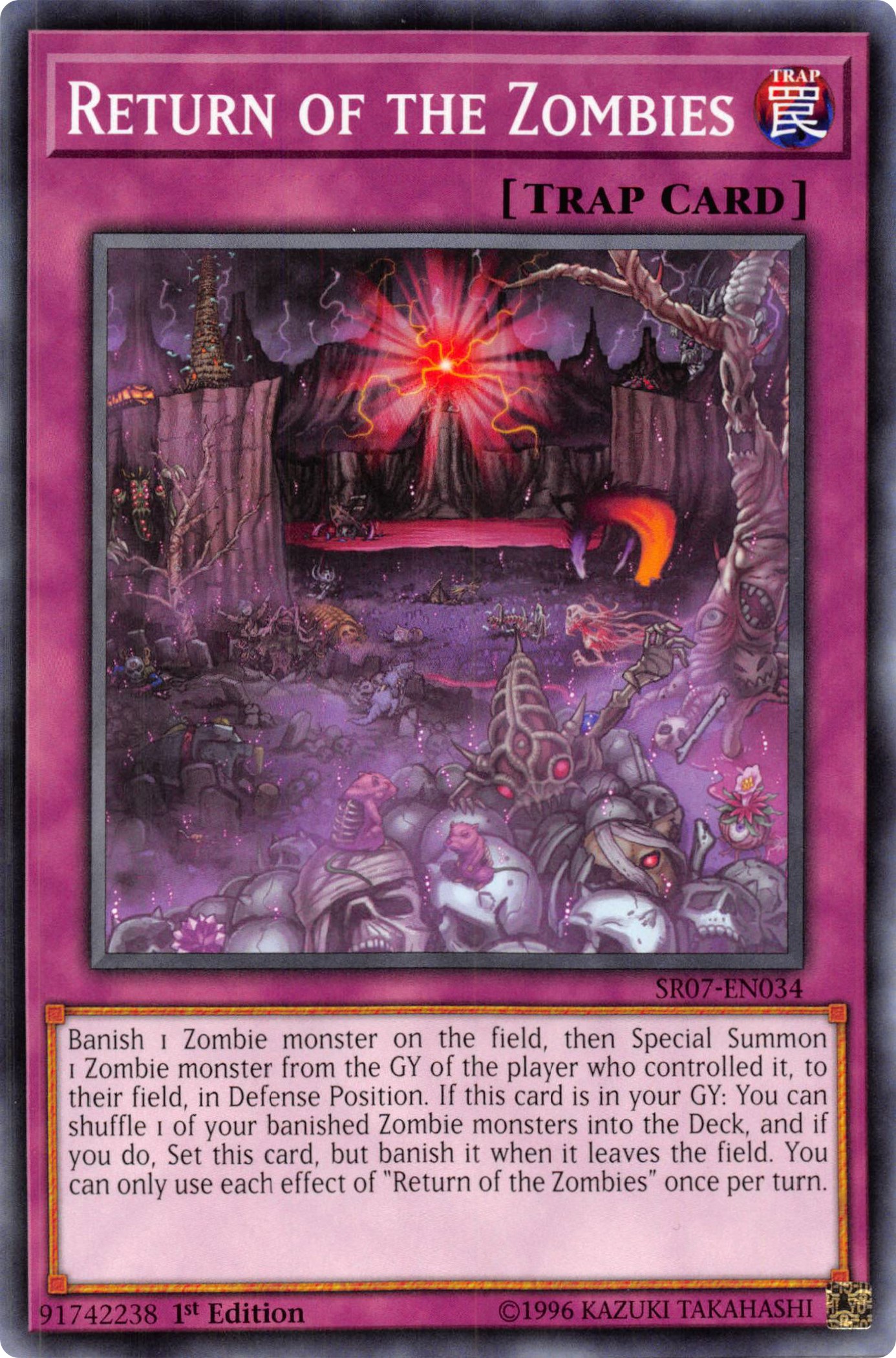 Yu-Gi-Oh TCG Zombie Horde Structure Deck Cards for sale online 
