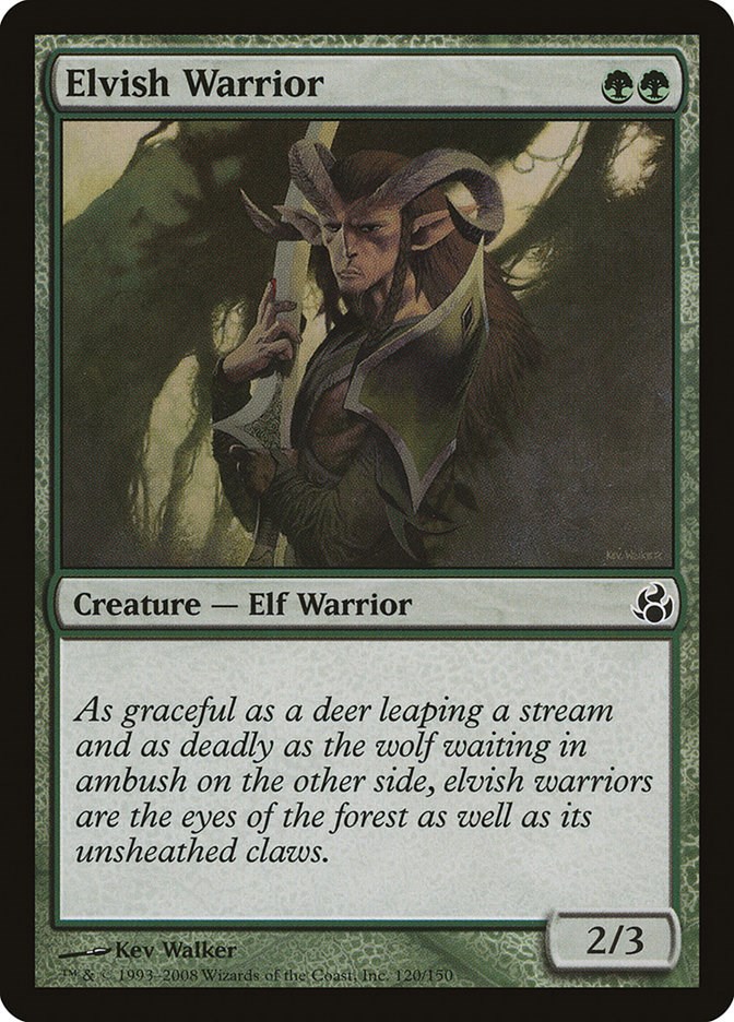 Elvish Warrior - Morningtide - Magic: The Gathering